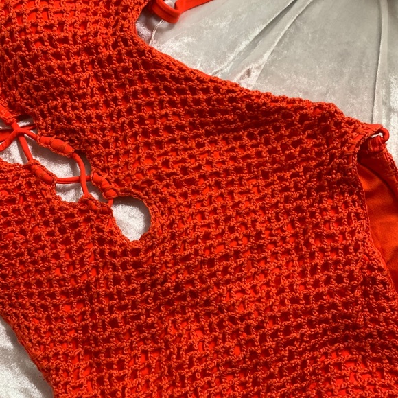 NWT lucky brand knitted swimsuit size medium - Picture 5 of 16